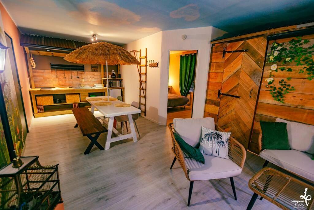 Appartement La Cabane Du Jardin Troyes Exterior photo